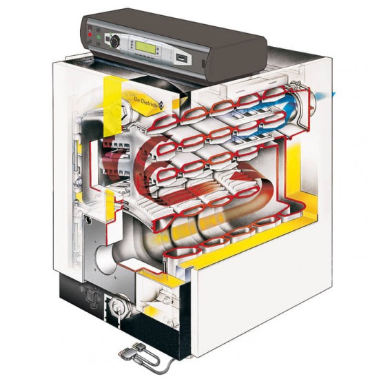 De Dietrich GT 430-14 Χυτοσίδηρος Λέβητας Πετρελαίου / Αερίου 780 kW