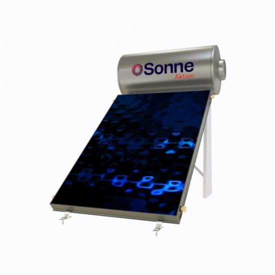 Sonne Aktion Χάλκινος Ηλιακός Θερμοσίφωνας 160lt Τριπλής Ενέργειας με 1 Επιλεκτικό Συλλέκτη ATLAS 2.30 m²