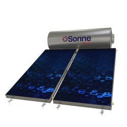 Sonne Aktion Χάλκινος Ηλιακός Θερμοσίφωνας 300lt Διπλής Ενέργειας με 2 Επιλεκτικούς Συλλέκτες ATLAS 2.0 m²