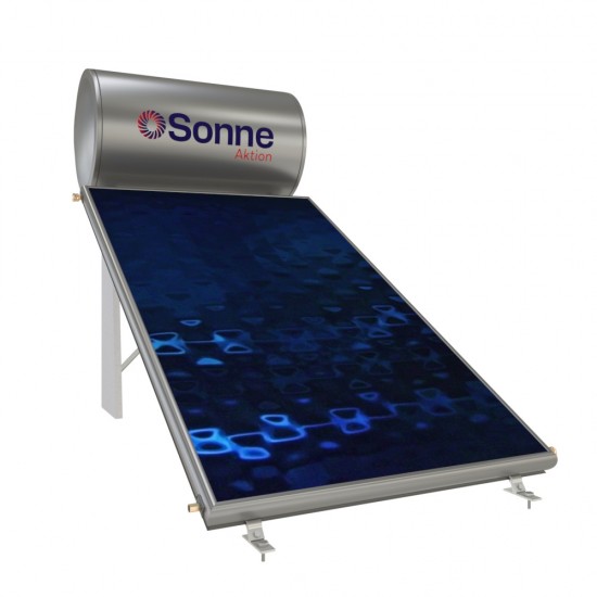 Sonne Aktion Χάλκινος Ηλιακός Θερμοσίφωνας 160lt Διπλής Ενέργειας με 1 Επιλεκτικό Συλλέκτη PHAETHON 2.40 m²