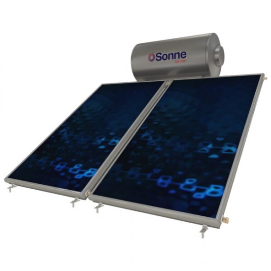 Sonne Aktion Χάλκινος Ηλιακός Θερμοσίφωνας 200lt Τριπλής Ενέργειας με 2 Επιλεκτικούς Συλλέκτες PHAETHON 1.70 m²