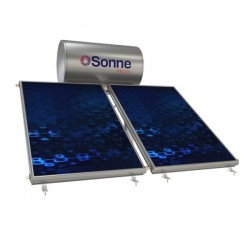 Sonne Aktion Glass Ηλιακός Θερμοσίφωνας 200lt Τριπλής Ενέργειας με 2 Επιλεκτικούς Συλλέκτες PHAETHON 1.70 m²