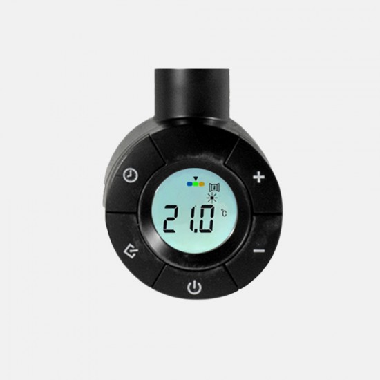 Ηλεκτρική Πετσετοκρεμάστρα Tonon OPTI D DYNA DIGITAL BLACK 350W